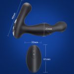 5 Kinds Shock Electric Vibrator Plug Anal E-stim Prostate Massager Remote Control Vaginal Vibrating Gay Masturbator - 6