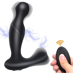 5 Kinds Shock Electric Vibrator Plug Anal E-stim Prostate Massager Remote Control Vaginal Vibrating Gay Masturbator