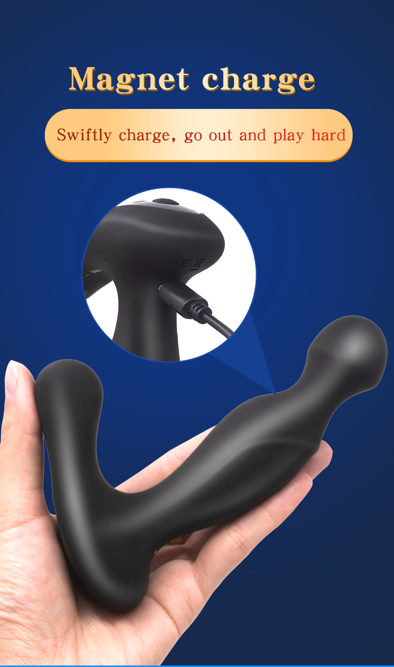 Prostate Massager Anal Plug With 5 Shock Levels Estim Remote Control Vibrating Masturbator For Sexual Wellness - 11