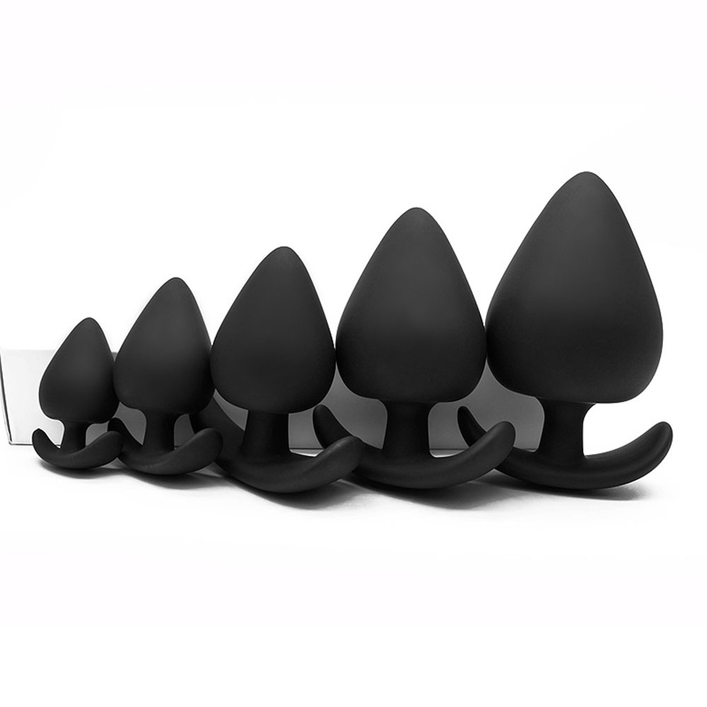 Medical Silicone Anal Training Kit Soft Pleasure Massager For Beginners Adult Couple Sex Toys - 2