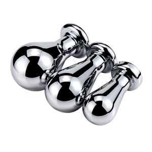Huge Metal Butt Plug Big Jewelry Anal Balls Prostate Massager Buttplug Sex Toys For Women Men - 2
