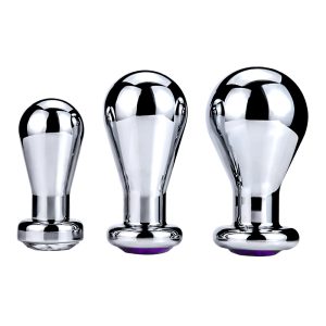 Huge Metal Butt Plug Big Jewelry Anal Balls Prostate Massager Buttplug Sex Toys For Women Men