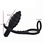 10 Speed Male Prostate Vibrating Massager Anal Plug Sex Toys For Men Products Gay Lock Ring - 2
