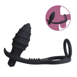 10 Speed Male Prostate Vibrating Massager Anal Plug Sex Toys For Men Products Gay Lock Ring