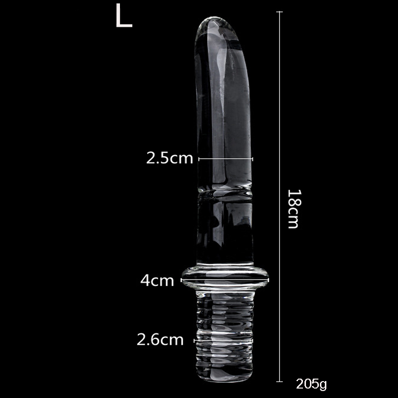 Crystal Glass Dildo Realistic Safe Anal Stimulation Toy Ideal For Women Men Gay Available In 16mm 20mm 25mm 30mm Diameters - 8