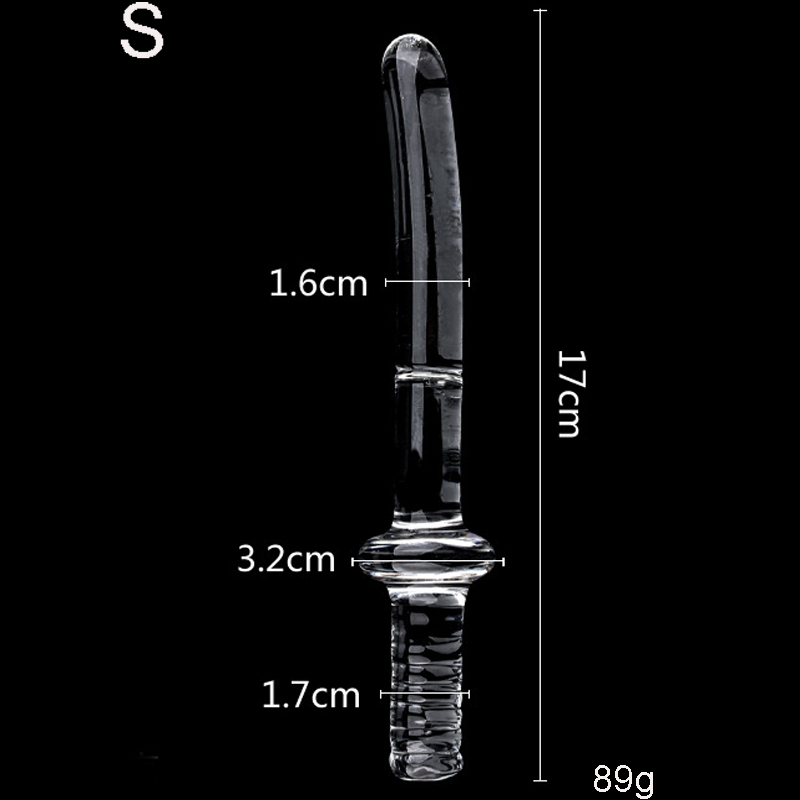 Crystal Glass Dildo Realistic Safe Anal Stimulation Toy Ideal For Women Men Gay Available In 16mm 20mm 25mm 30mm Diameters - 7