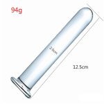 Hollow Glass Anal Dildo Plug Sex Product Anus Prostate Massager Tunnel Trainer Smooth Stopper Stimulate Colon Unisex Butt - 4