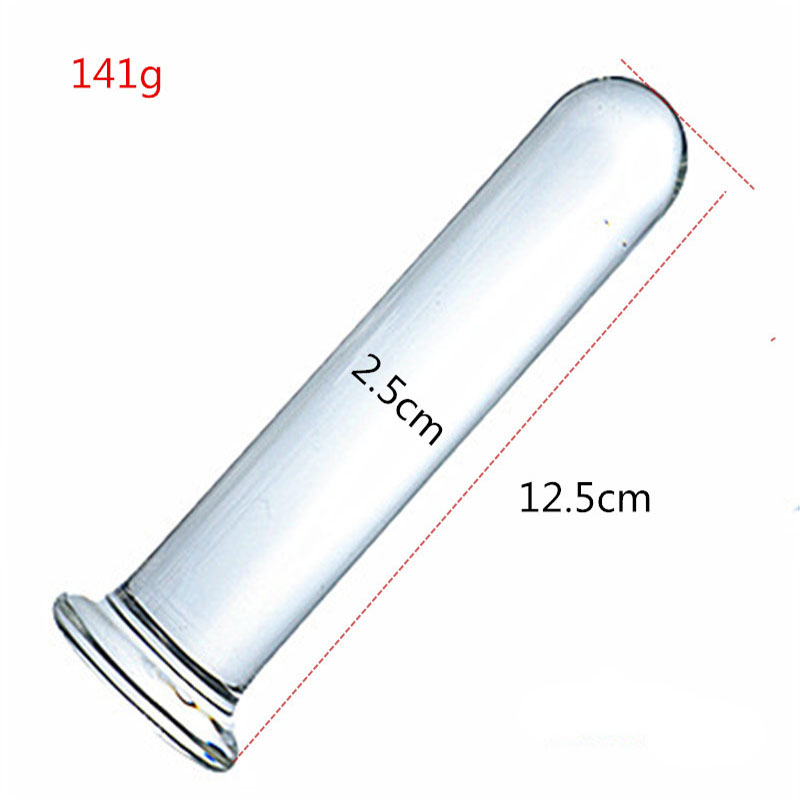 Unisex Hollow Glass Anal Dildo Plug Prostate Stimulator Smooth Anus Trainer Colon Massager Sex Toy - 6