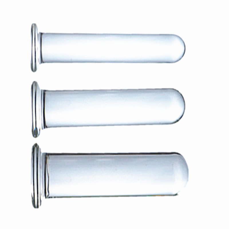 Unisex Hollow Glass Anal Dildo Plug Prostate Stimulator Smooth Anus Trainer Colon Massager Sex Toy - 3