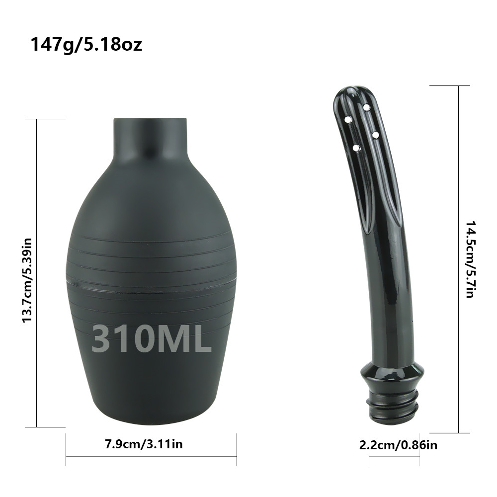 Medicalgrade Anal Vaginal Cleaner Safe Rectal Syringe Enema Colon Douche Hygiene Stream Tool - 3