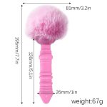 Anal Dildo Butt Plug Tail Plugs Beads Sex Toys For Women Men Couples Rabbit Adult Game - 3