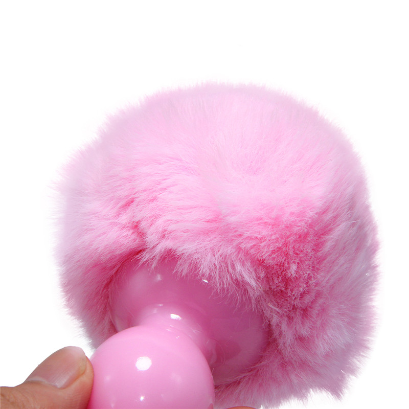 Silicone Anal Dildo Rabbit Tail Plug Beads Erotic Adult Sex Toy For Men Women Couples - 10