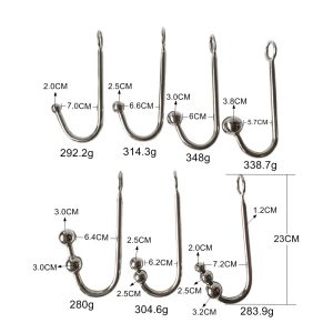 8 Style Anal Hook Plug Stainless Steel Sexo Beads Butt Crochet Clover Adult Sex Toys Buttplug - 2