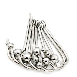 8 Style Anal Hook Plug Stainless Steel Sexo Beads Butt Crochet Clover Adult Sex Toys Buttplug