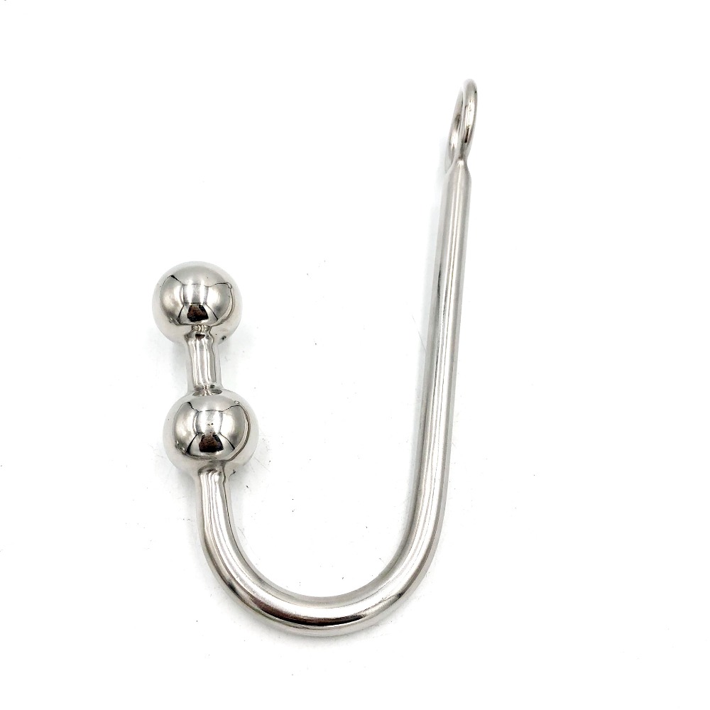 Stainless Steel Adult Anal Hook Plug 8 Style Butt Plug With Clover Beads For Enhanced Pleasure - 5