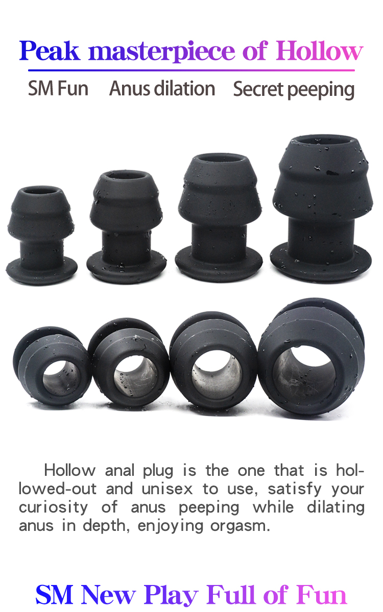 Large Silicone Anal Plug For Prostate Massage Anus Dilation Erotic Play Bdsm Game With Optional Stopper Speculum - 1