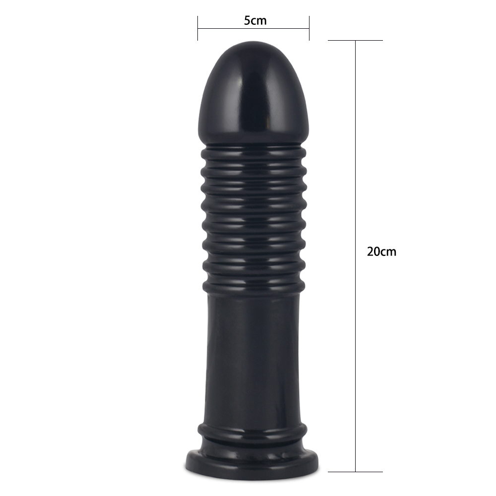Large 8inch Unisex Anal Dildo Silicone Butt Plug Erotic Adult Sex Toy Female Masturbator - 3