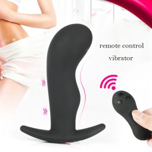 Silicone Vibrating Butt Plug Remote Control Anal Prostata Massager Buttplug Dildo 10 Speeds Vibration For Women Men - 2