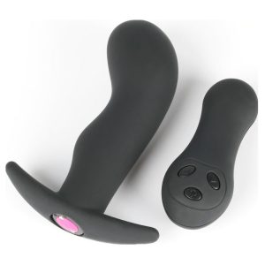Silicone Vibrating Butt Plug Remote Control Anal Prostata Massager Buttplug Dildo 10 Speeds Vibration For Women Men