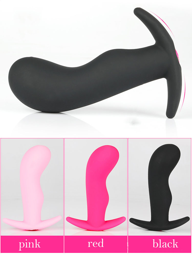 Silicone Vibrating Anal Plug Remote Control Prostate Massager 10speed Vibration Unisex Buttplug Dildo - 3