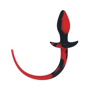 Silicone Dog Tail Anal Plug Toys For Adults Slave Women Men Gay Sex Games G-spot Black Colorful - 2