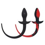 Silicone Dog Tail Anal Plug Toys For Adults Slave Women Men Gay Sex Games G-spot Black Colorful