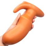 Silver Horn Anal Plug Dual-density Super Huge Butt Plugs Anus Dilation Sex Toys Big Vaginal Silicone Dildo Thick Dildos - 5