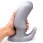 Silver Horn Anal Plug Dual-density Super Huge Butt Plugs Anus Dilation Sex Toys Big Vaginal Silicone Dildo Thick Dildos
