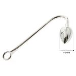 Sm Toys Replaceable Stainless Steel Anal Hook With Beads Hole Metal Butt Plug Anus Fart Putty Slave Prostate Massager Bdsm - 6