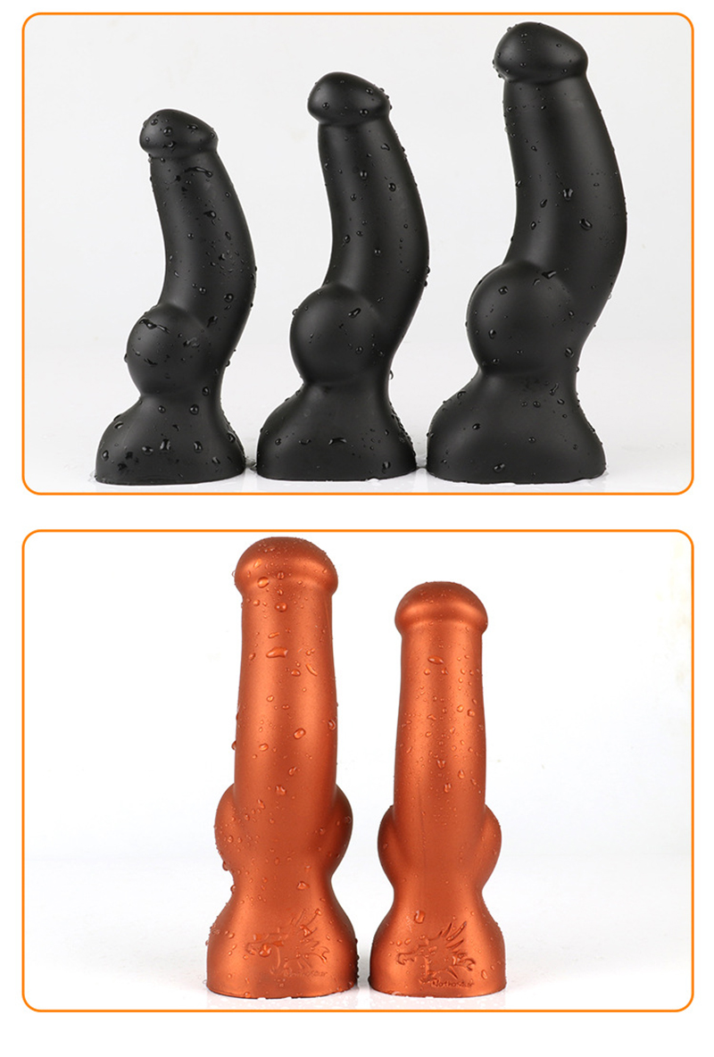 Silicone Big Dildo Butt Plug For Prostate Massage Anal Vaginal Stimulation Unisex Adult Toy - 14