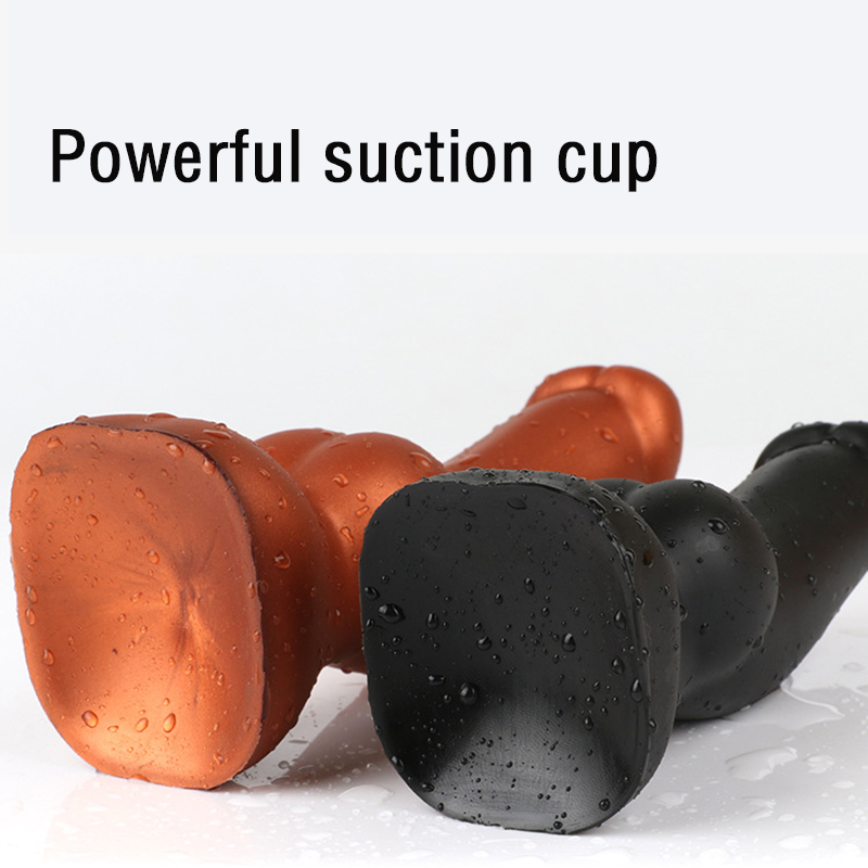 Silicone Big Dildo Butt Plug For Prostate Massage Anal Vaginal Stimulation Unisex Adult Toy - 9