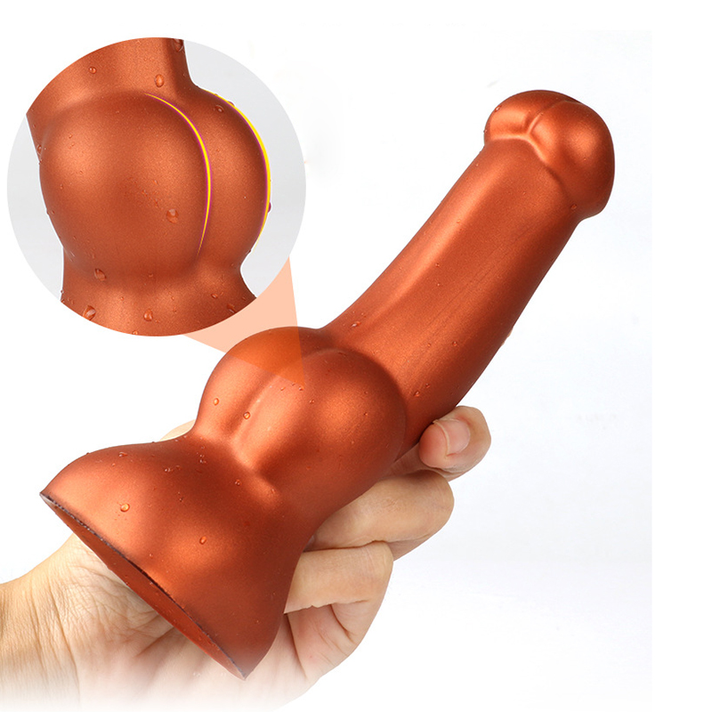 Silicone Big Dildo Butt Plug For Prostate Massage Anal Vaginal Stimulation Unisex Adult Toy - 2