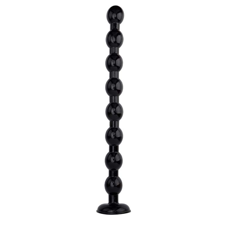 Extralong Soft Silicone Anal Dildo With Pull Beads Suction Base Butt Plug For Women Men Gay Lesbian Bodysafe Colon Massager And Strapon Toy - 11