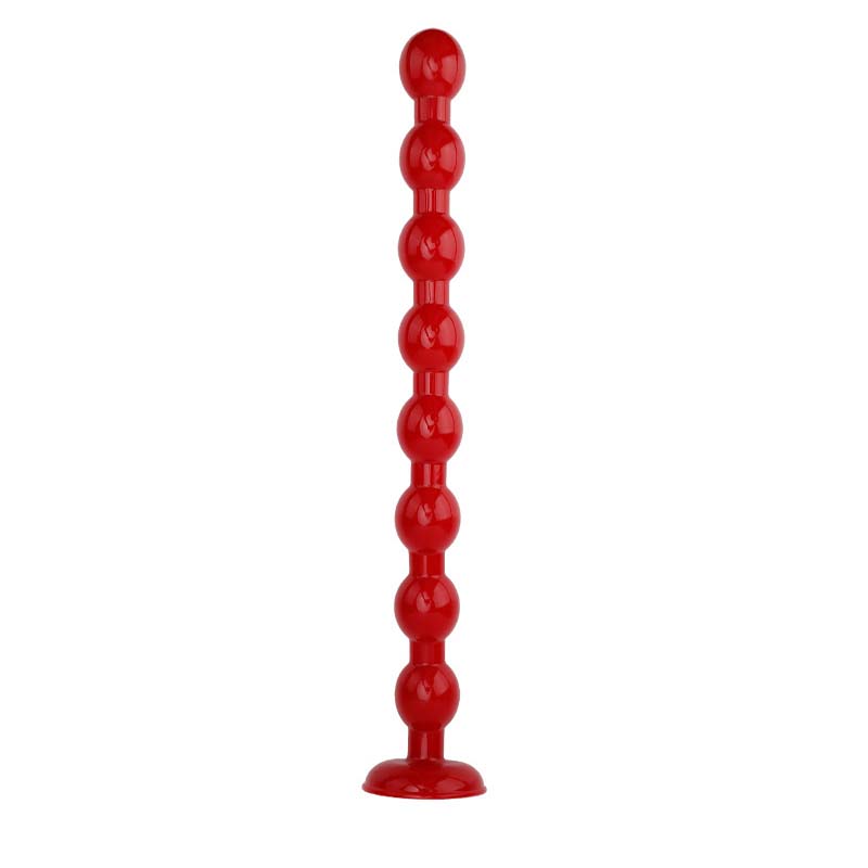 Extralong Soft Silicone Anal Dildo With Pull Beads Suction Base Butt Plug For Women Men Gay Lesbian Bodysafe Colon Massager And Strapon Toy - 10