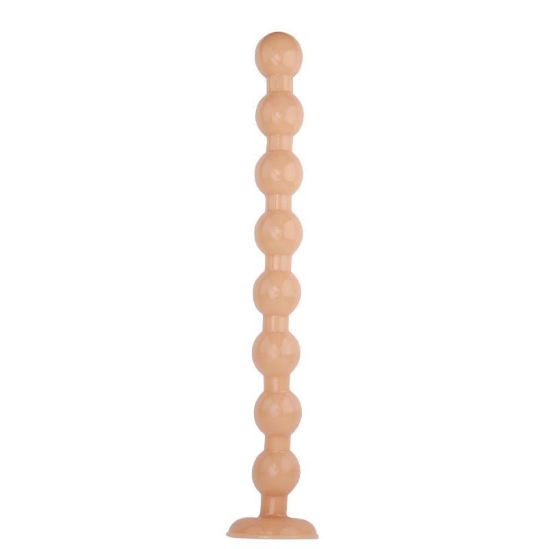 Extralong Soft Silicone Anal Dildo With Pull Beads Suction Base Butt Plug For Women Men Gay Lesbian Bodysafe Colon Massager And Strapon Toy - 9