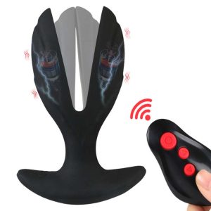 Remote Control Vibrator Electric Shock Anal Dildo Butt Plug Women Man Strapon Prostate Massager Sex Machine Clitoris Stimulator