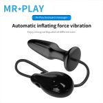 Anal Toys Vibrating Inflatable Butt Expandable Air-filled Sex For Men Woman Gay Anus Massager - 3