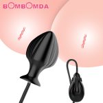 Anal Toys Vibrating Inflatable Butt Expandable Air-filled Sex For Men Woman Gay Anus Massager