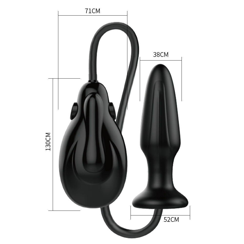 Vibrating Inflatable Anal Toys Expandable Airfilled Butt Massager For Men Women Gay - 9