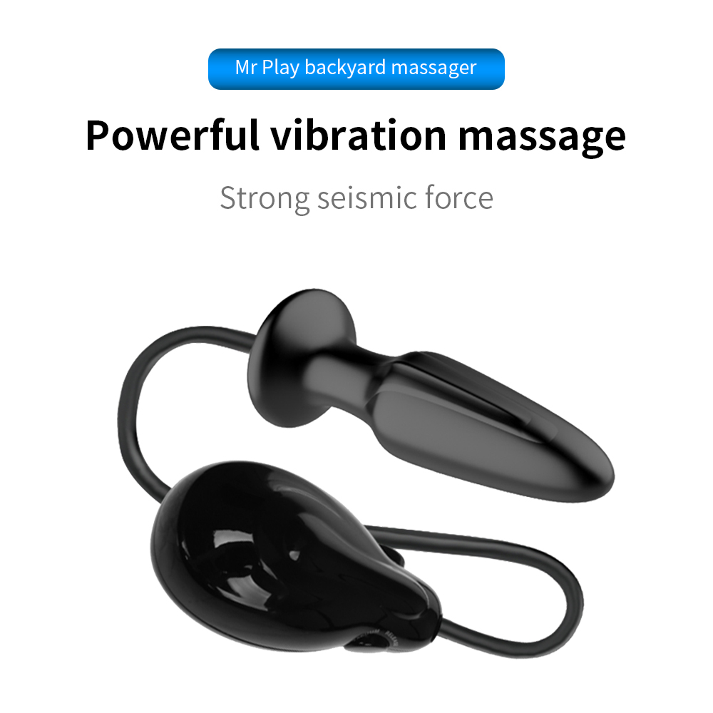 Vibrating Inflatable Anal Toys Expandable Airfilled Butt Massager For Men Women Gay - 4