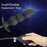 Oversized Anal Dildo Pump Sex Toys Women Inflatable Butt Plug Men Gays Vaginal Stimulator Vibrator Prostate Massager - 3