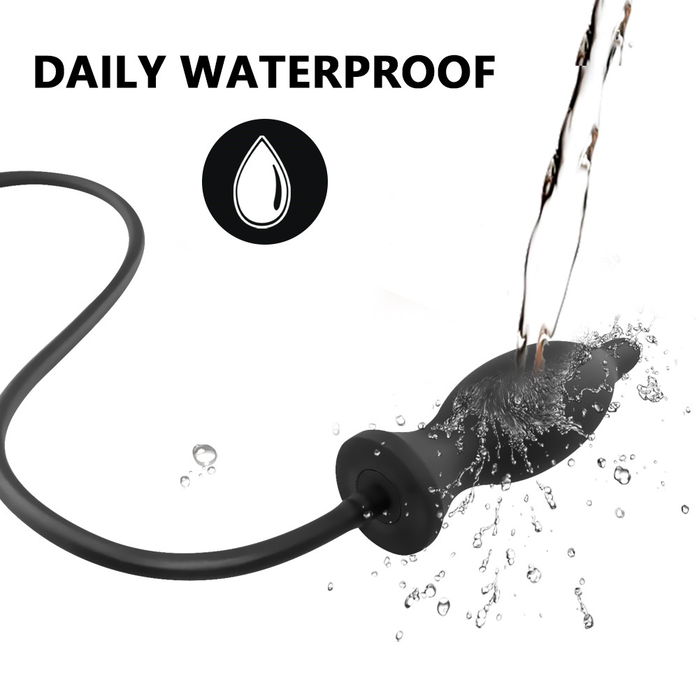 Extra Large Inflatable Dildo Pump Analvaginal Sex Toy Prostate Massager Vibrator For Men Women And Gays - 8