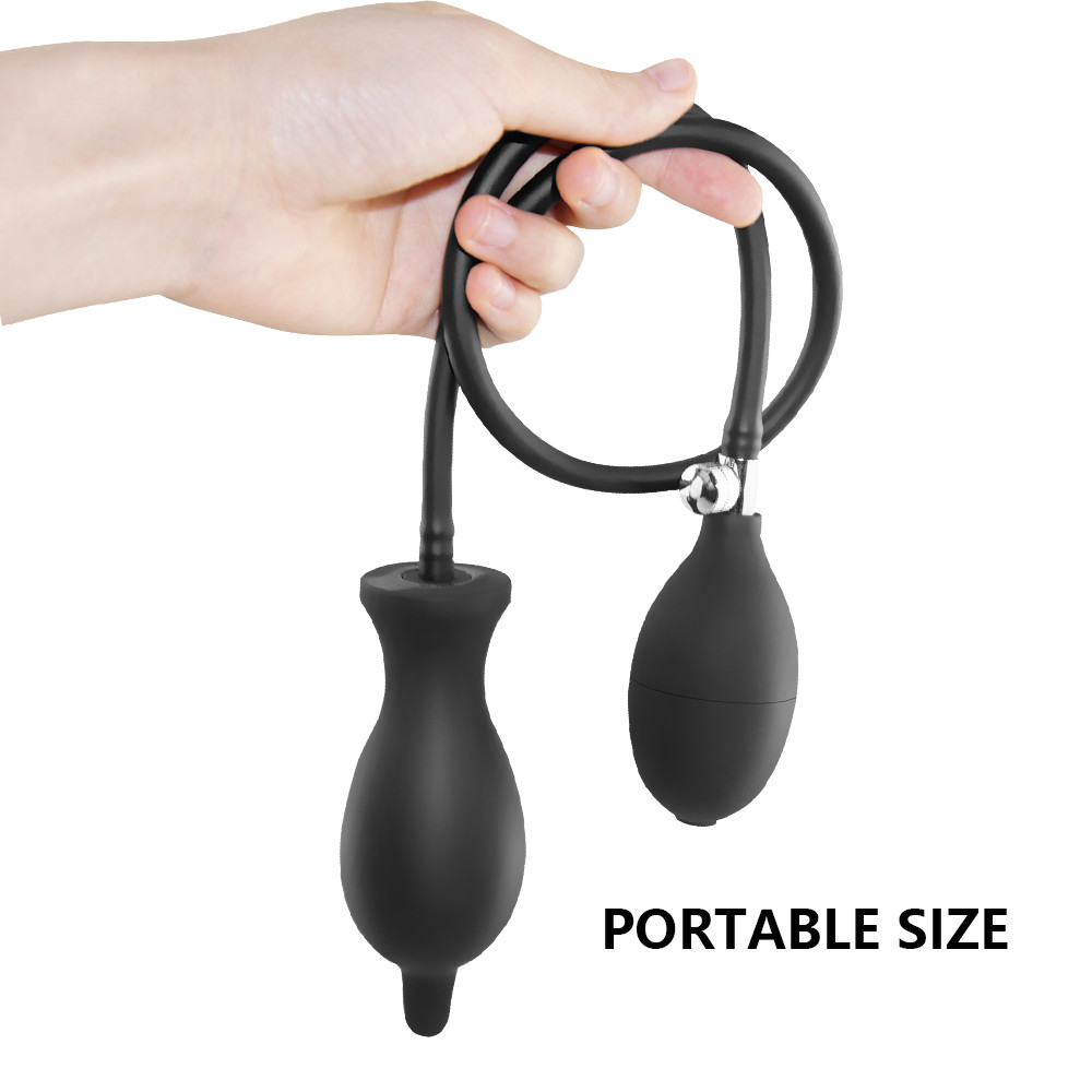 Extra Large Inflatable Dildo Pump Analvaginal Sex Toy Prostate Massager Vibrator For Men Women And Gays - 6