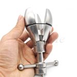 Locking Butt Plug Stainless Steel Stretching Anal With Lock Extension Toys Dilatador Beads Balls - 6