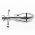 Locking Butt Plug Stainless Steel Stretching Anal With Lock Extension Toys Dilatador Beads Balls - 4