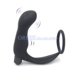 Orissi Sex Toys Prostate Massager Vibrating Cock Ring Anal For Men Delay Ejaculation Products Butt Plug - 5
