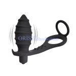 Orissi Sex Toys Prostate Massager Vibrating Cock Ring Anal For Men Delay Ejaculation Products Butt Plug - 4