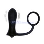 Orissi Sex Toys Prostate Massager Vibrating Cock Ring Anal For Men Delay Ejaculation Products Butt Plug - 2