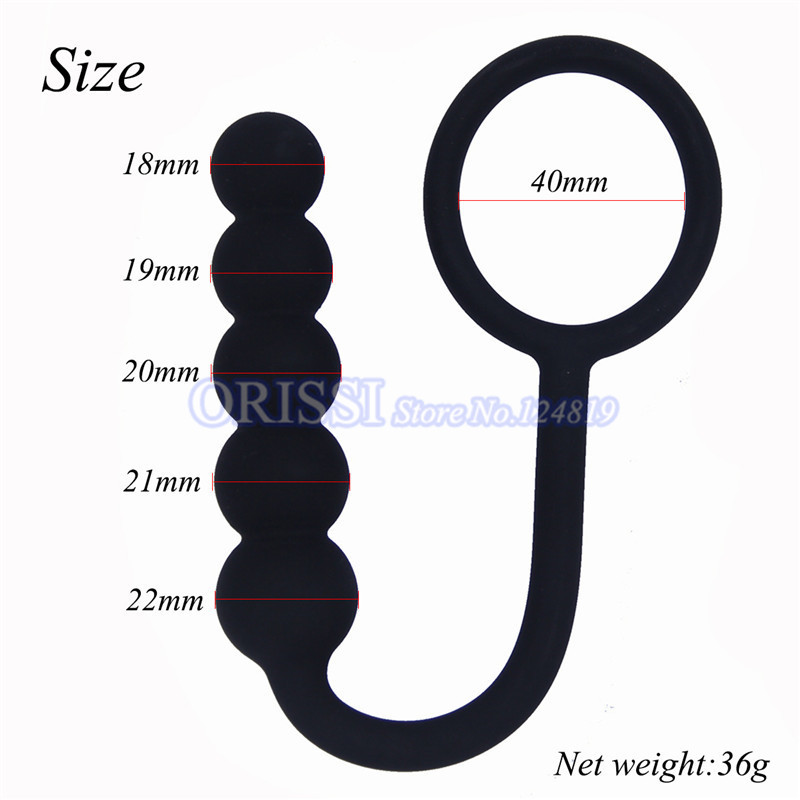 Orissi Mens Prolonged Pleasure Sex Toys Vibrating Prostate Massager Delay Ejaculation Cock Ring Anal Butt Plug - 8