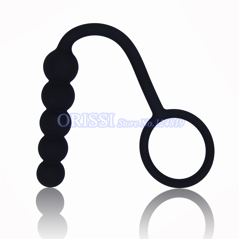 Orissi Mens Prolonged Pleasure Sex Toys Vibrating Prostate Massager Delay Ejaculation Cock Ring Anal Butt Plug - 7